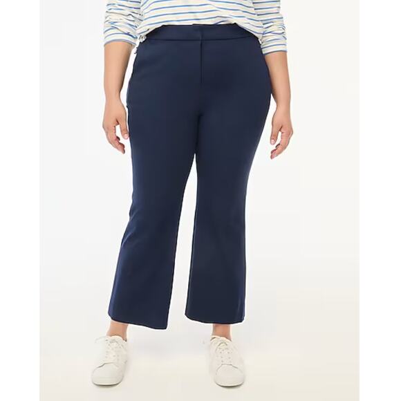 J.crew Factory Kelsey flare pant in Navy BG357 Size 16 $98 - Picture 1 of 10